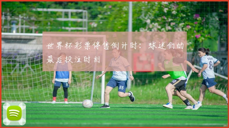 世界杯彩票停售倒计时:球迷们的最后投注时刻